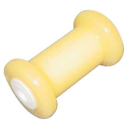 C.H. YATES C.H. Yates 510Y-4 Yellow Plastic Spool Roller - 5 in. x 0.5 in. 510Y-4